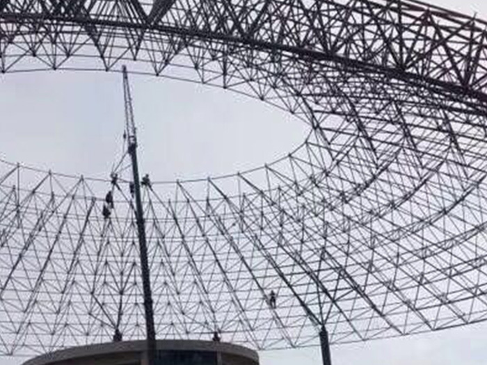 崇文篮球馆球形网架厂家价格